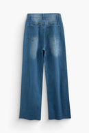 Dames Vintage Hoge Waist Jeans 1