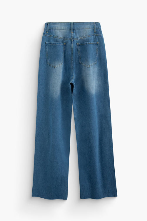 Dames Vintage Hoge Waist Jeans 1