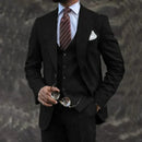 Men’s Luxury 3-Piece Suit – Blazer, Gilet and Trousers Elegant Formal Tailored Style
