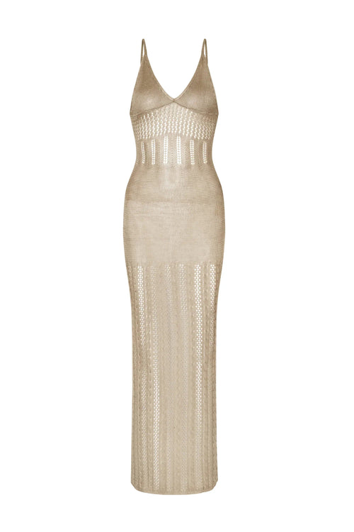 Elegant Lightweight Beach Dress for Women with Side Split and Open Back – Stylish Summer Cover-Up 4