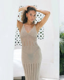 Elegant Lightweight Beach Dress for Women with Side Split and Open Back – Stylish Summer Cover-Up 6