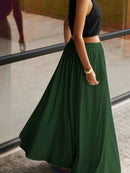 Elegant Linen Maxi Skirt for Women – High Waist, Pleated Design for Comfort and Style 7