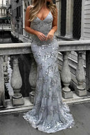Elegant V-Neck Sequin Maxi Dress: Dazzling Glamour for Special Occasions 4