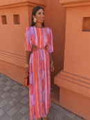 Rhory Tie-Dye Cut-Out Maxi Dress