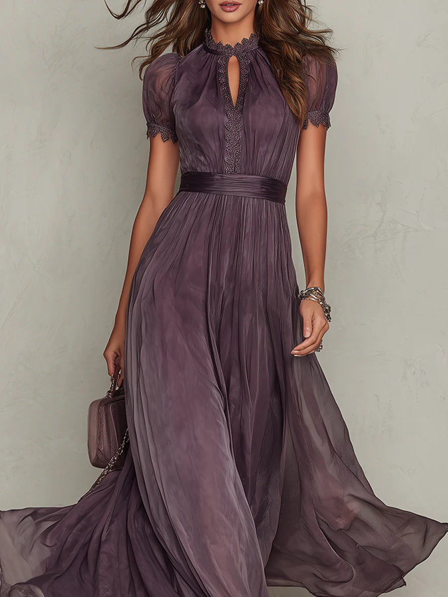 Flavia: Elegant Chiffon Maxi Dress for Special Occasions 3