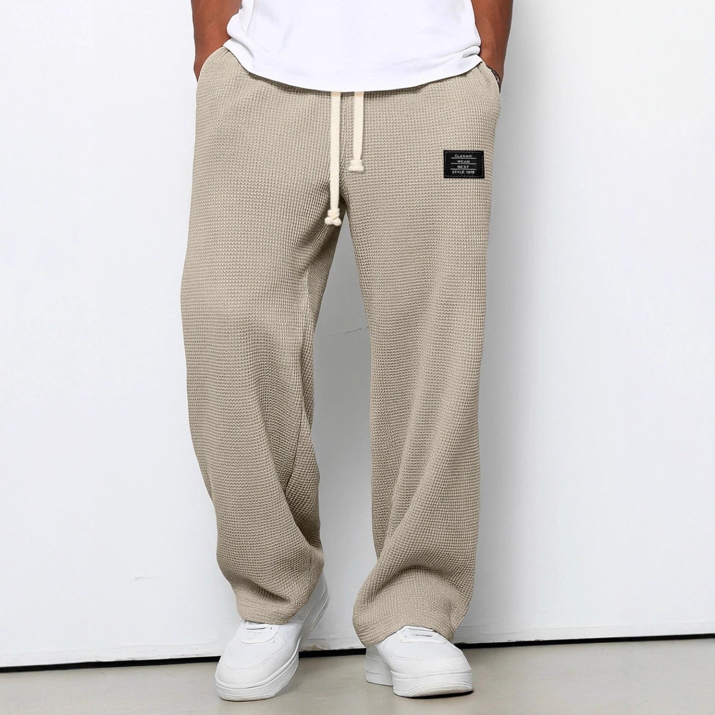 Men’s Relaxed Fit Joggers With Side Pockets – Comfortable Casual Pants