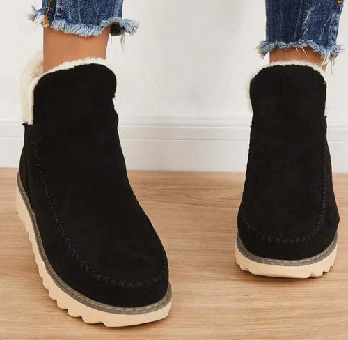 Elviora - Cozy Plush Boots