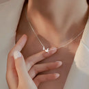 Women's Silver Dove Pendant Necklace – Elegant Peace Bird Charm Jewelry