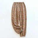 Women's Lightweight Floral Pattern Lounge Pants – Soft Sleepwear Trousers