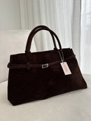 Ladies Handbag Suede 6