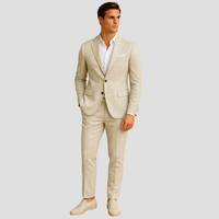 Men’s 2-Piece Slim Fit Suit – Modern Tailored Formal Business Style