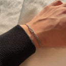 Minimalist Love Knot Bracelet – Waterproof Stainless Steel Unisex Accessory 2