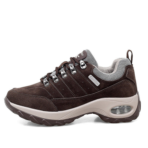 Women's Breathable Mesh Hiking Shoes With Elevated Sole Comfort