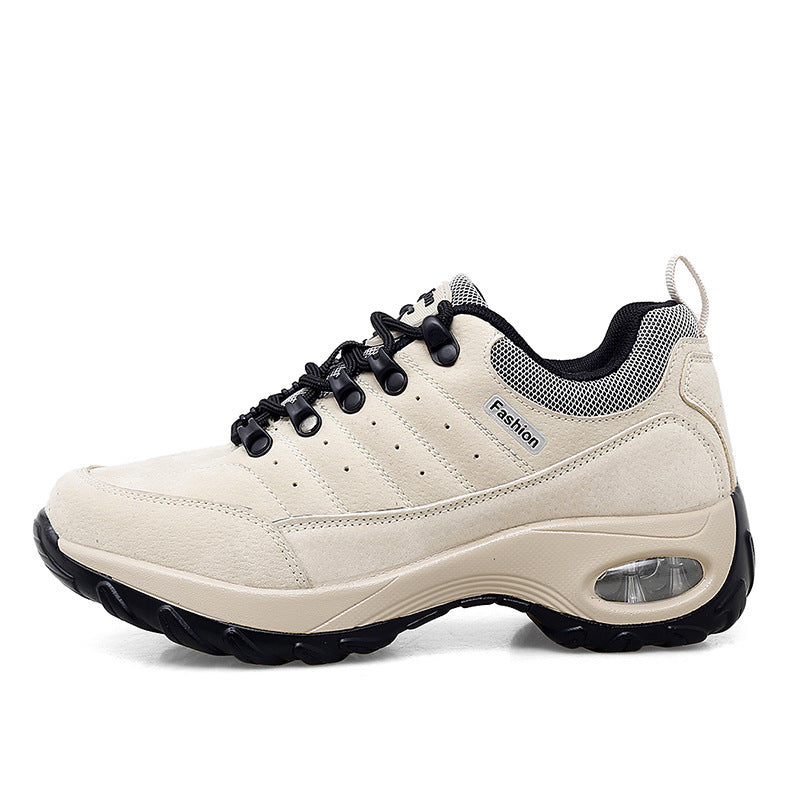 Women's Breathable Mesh Hiking Shoes With Elevated Sole Comfort