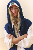 Women’s Lightweight Hooded Puffer Vest – Short Sleeve Quilted Jacket