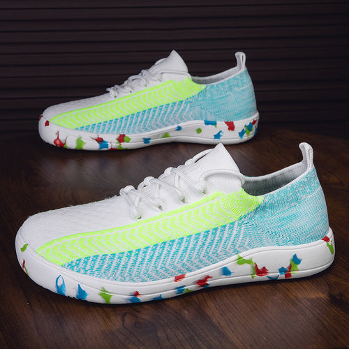 Women's Lightweight Breathable Athletic Sneakers With Lace Up Comfort