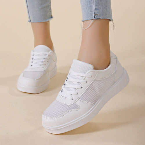 Women's Sporty Everyday Sneakers With Breathable Upper – Casual Comfort Shoes