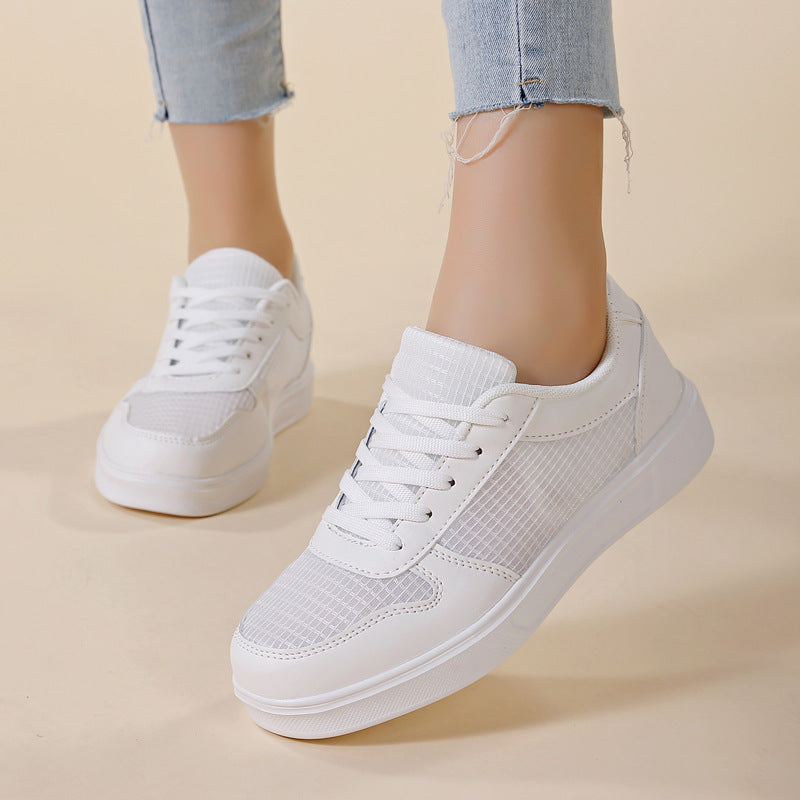 Women's Sporty Everyday Sneakers With Breathable Upper – Casual Comfort Shoes