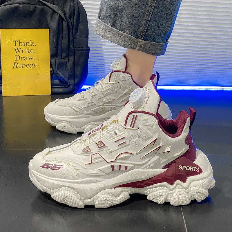 Women's Shock Absorbent Athletic Sneakers With Secure Lace Up Fit