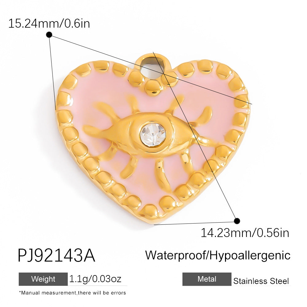 Timeless Evil Eye Stainless Steel Necklace – Protective Charm Pendant