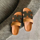 Women's Faux Leather Sandals With Adjustable Straps – Comfy Summer Footwear