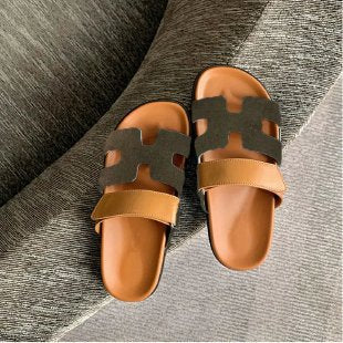 Women's Faux Leather Sandals With Adjustable Straps – Comfy Summer Footwear