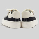 Women's Stylish Laced Up Denim Sneakers With Platform Sole