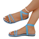 Women’s Elegant Strappy Sandals – Versatile Comfort Footbed Shoes