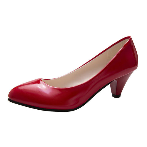 Women’s Elegant Block Heel Pumps – Comfortable Classic Dress Shoes
