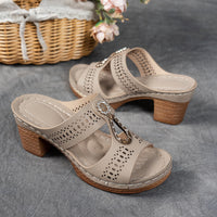 Women’s Elegant Platform Sandals – Sparkling Strap Comfort Shoes