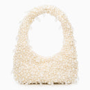 Pearl Bead Handbag – Sculpted Top-Handle – Structured Mini Design