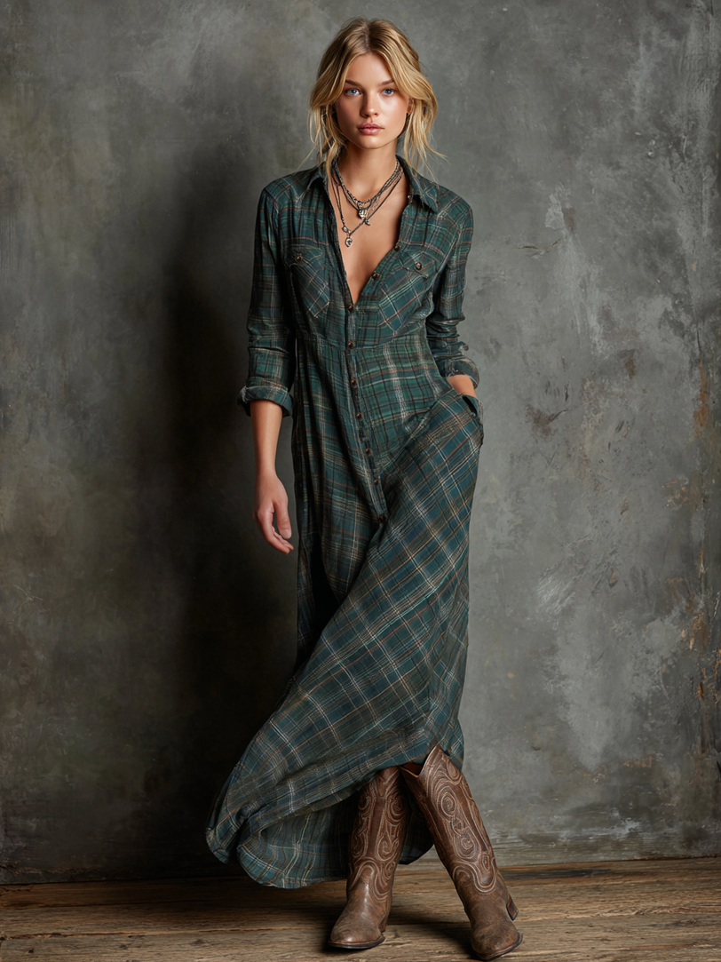 Plaid Maxi Dress: Effortless Elegance for Every Occasion