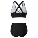Brigitte® | Women'S High Waisted Push-Up Halter Bikini Set