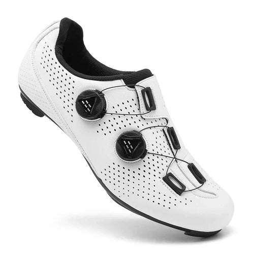 Orange Mens Mountain Self-Locking Cycling Shoes – MTB Clip-In Bike Shoes