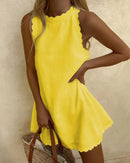 BROOKELYN - MODERN SLEEVELESS STATEMENT DRESS