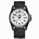 Men’s Military-Style Brown Wristwatch – Rugged Tactical Leather Watch