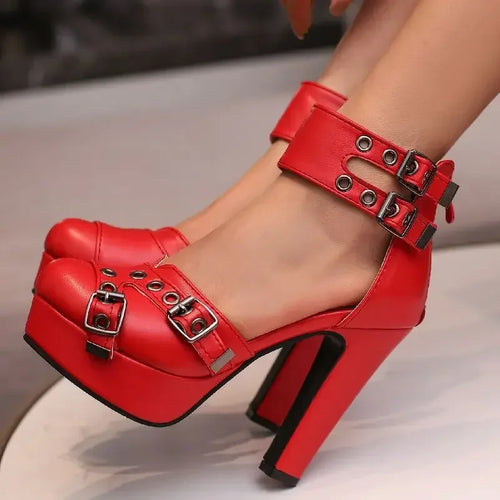 Anna & Rose | Ember™ | Elegant Strap Heels