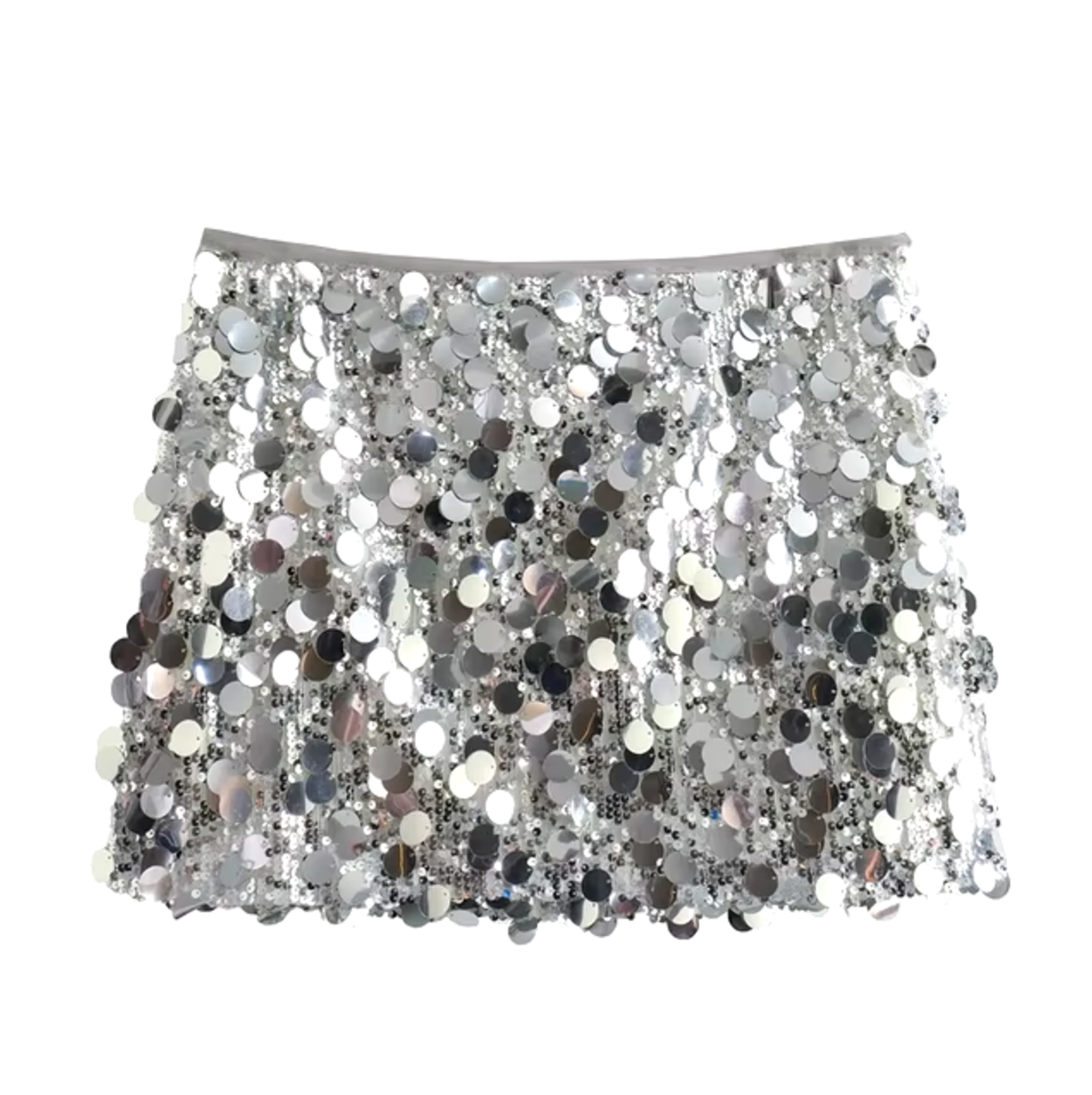 Sparkling Sequin Mini Skirt with Elastic Waistband – Perfect for Parties and Special Occasions