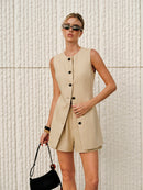Stylish Summer Cotton and Linen Set for Women – Breathable and Comfortable Outfit 2