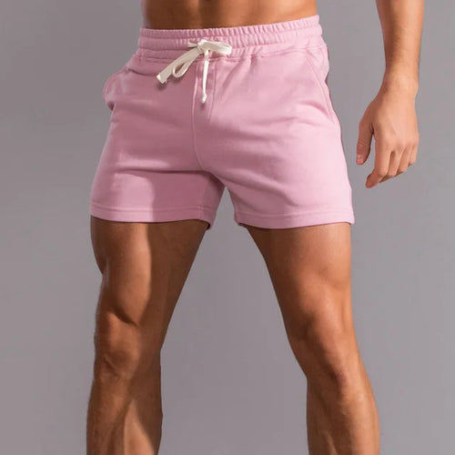Mens Fitted Jogger Shorts With Pockets – Athletic Casual Summer Shorts