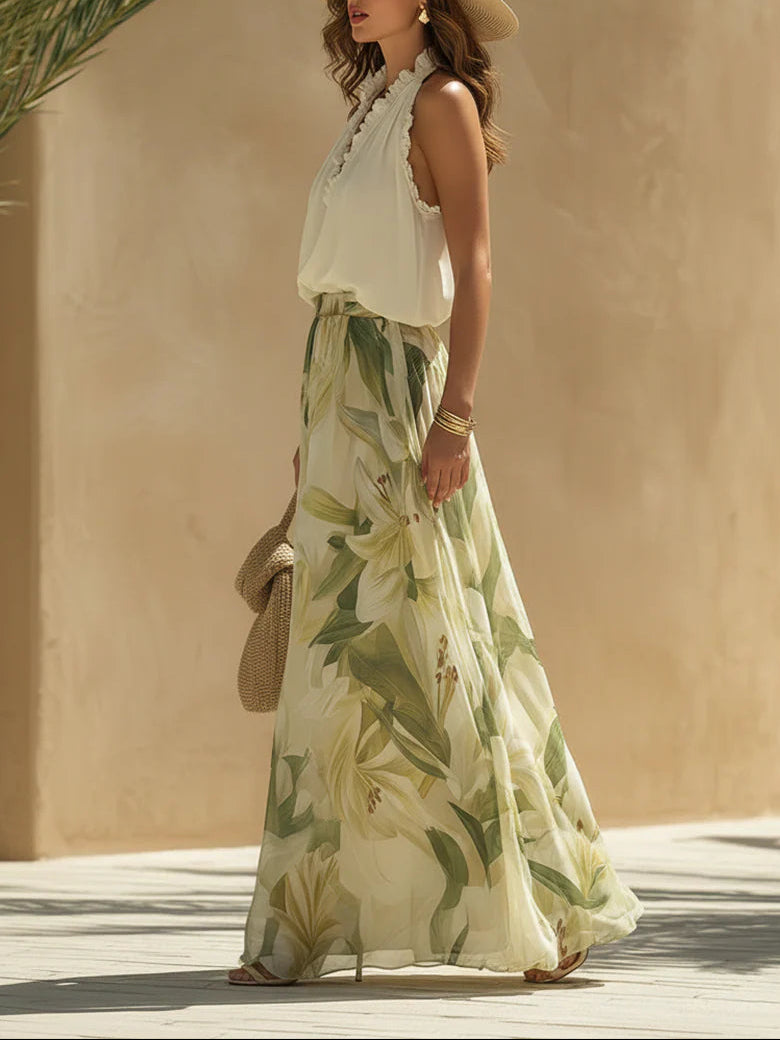 Suzanne Floral Two-Piece Set: Effortless Elegance for Any Occasion