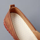 Men's Lightweight Slip-On Loafers – Casual Stitched Sole Shoes