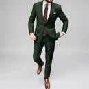 Men’s Two-Piece Suit – Blazer & Trousers Classic Formal Tailored Style