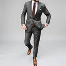 Men’s Two-Piece Suit – Blazer & Trousers Classic Formal Tailored Style