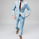 Men’s Two-Piece Suit – Blazer & Trousers Classic Formal Tailored Style