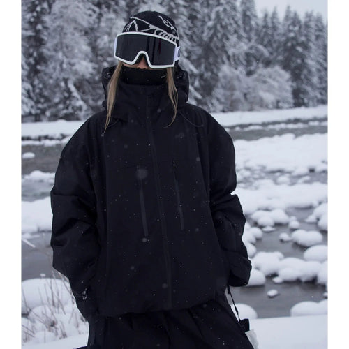Unisex Ski Jacket Waterproof Windproof Functional Design 4