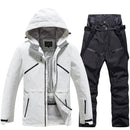 Unisex Ski Suit Set Weatherproof Fabric Sporty Design 11