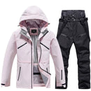 Unisex Ski Suit Set Weatherproof Fabric Sporty Design 5