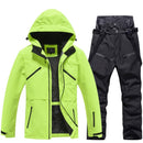 Unisex Ski Suit Set Weatherproof Fabric Sporty Design 8