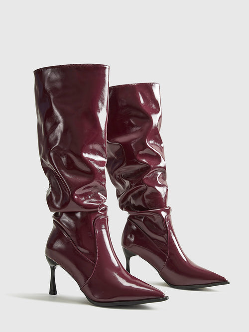 Women High Heel Knee Boot 3